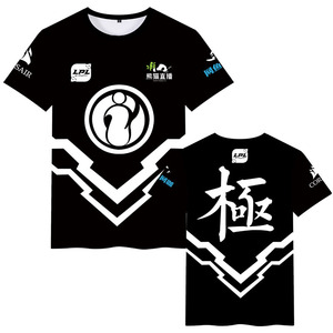 英雄lol联盟周边出征衣服ig战队服全员莽夫theshy极s10男短袖t恤