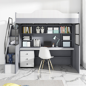 0020人付款淘宝实木子母床儿童床上下床高低床带书桌上床下桌上下铺