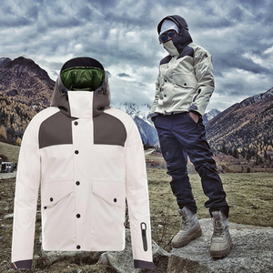 mooncoo/蒙口男士防水防风保暖户外羽绒服男短款加厚李晨同款外套