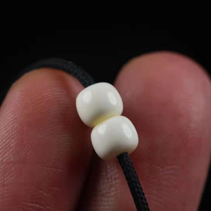 天然白蜡老型对珠俄料瓷老蜜蜡无相圆无相直切套装珠手串手持配珠