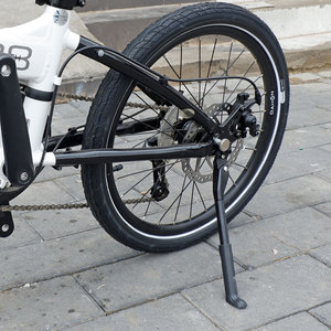 20寸自行车后脚撑大行p8铝合金可调节后支架jp8边撑支撑停车站架