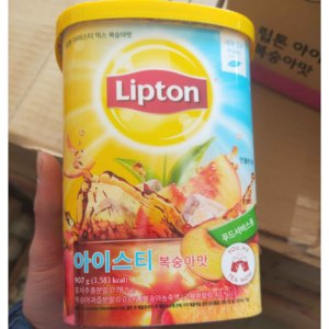 韩国进口立顿蜜桃茶粉水蜜桃茶柠檬茶粉茶冰红茶粉280克/907克