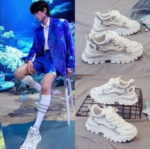 时代少年团宋亚轩同款tnt2022老爹鞋超轻跑步鞋低帮潮厚底运动鞋