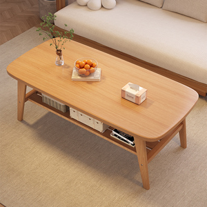 茶几客厅家用2024新款小户型简易可折叠实木桌子简约现代日式茶桌