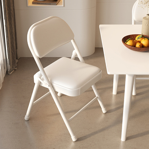简易餐椅家用轻奢椅子靠背塑料凳子现代简约北欧餐桌椅宿舍可折叠