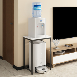 饮水机架子铁艺鱼缸架扫地机器人置物架家用沙发边几桌角几收纳柜