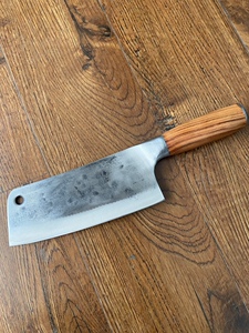 通海菜刀纳古手工锻打家用厨房刀具轻巧锋利切片刀切肉刀