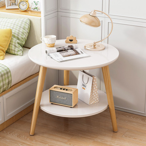 卧室床头收纳小桌子
