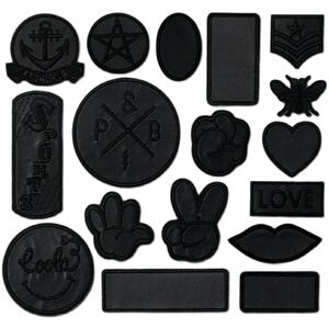 58defasilk旗舰店天猫皮衣补丁贴真皮自粘绵羊皮破洞修补时尚装饰