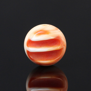 天然万宝螺散珠子带血槽单颗大颗粒 diy手工多宝星月配饰一物一图