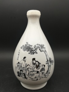 酒器收藏陶瓷酒瓶八仙醉蓬莱空瓶微瑕装饰酒瓶