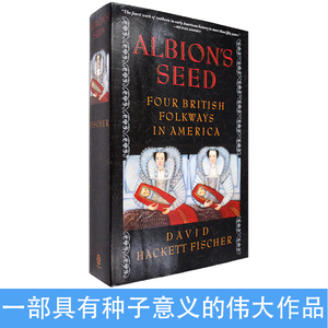 包邮现货英文版阿尔比恩的种子Albion's Seed美国文化史重磅巨作