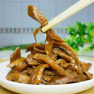 蒸萝卜干咸菜东北农家大锅蒸制晒萝卜条酱油咸鲜萝卜干500g包邮
