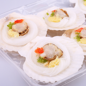 壮元海蒜蓉粉丝扇贝肉6枚200g冷冻大扇贝海鲜烧烤6个装加热即食