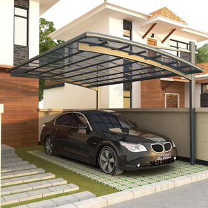 铝合金车棚别墅庭院家用轿车挡雨棚户外防晒汽车棚车库门口遮阳篷
