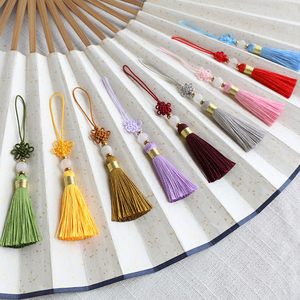 2011人付款淘宝莲花双穗流苏穗子diy制作精致配件车挂饰品旗袍中国结