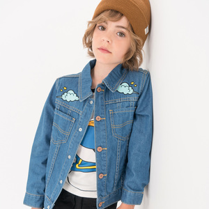 gxg kids童装男童夹克衫刺绣印花帅气儿童外套上衣