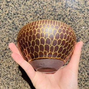 建阳建盏赌潘圣浩盏佛莲主人杯单杯功夫茶盏茶具套装品茗杯