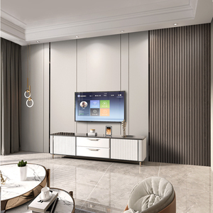 2023新款电视背景墙贴自粘3立体格栅线条客厅沙发装饰影视墙壁纸