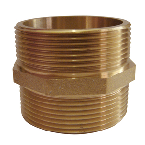 全铜 2寸 dn50 铜对丝 双外丝/外牙铜直接 直通 水管铜接头