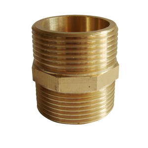 2寸铜对丝 dn32 双外丝/外牙铜直接 直通内接 水管铜接头