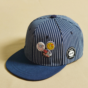 春秋男童宝宝帽子2-4-6-8岁秋 季棒球帽男女儿童平沿鸭舌帽韩版潮