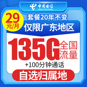 广东电信5G流量卡广州深圳东莞手机卡电话卡全国通用纯流量上网卡