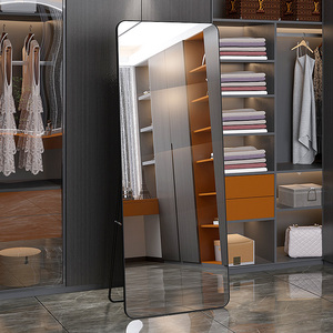 衣帽间全身穿衣服落地镜家用卧室客厅入户门男士专用立体试衣镜子