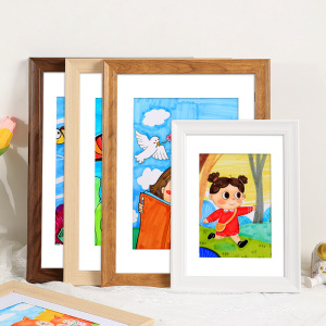 捡漏】8开作品展示框卡纸画框 幼儿园儿童装裱纸框lx53536676012