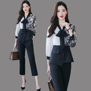 春装2019款女套装洋气女神