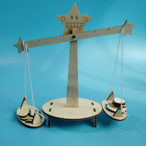 老师课堂实验展示教具 拼装天平模型配件材料包 科教玩具创意礼物