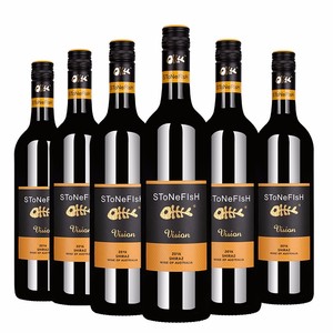 澳洲进口精品红酒 石鱼酒庄 石鱼奇幻红葡萄酒 750ml *6瓶西拉干