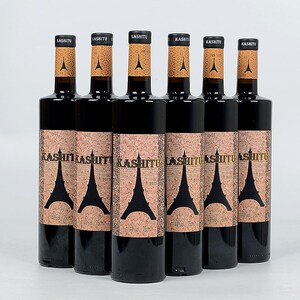 卡诗图红酒法国葡萄酒赤霞珠干红铁塔古堡礼盒装750ml*6支