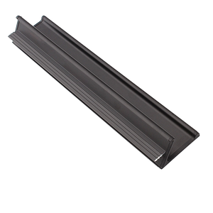 嵌入式v型拉手可定制长度黑色橱柜门封边拉手衣柜门通体小拉手