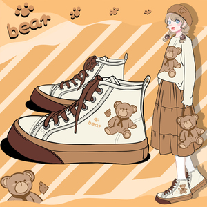 十佳品牌折扣店淘宝卡通名侦探柯南高帮帆布鞋怪盗基德学生动漫男女