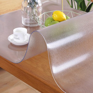 软玻璃pvc桌布防水加厚透明塑料铺桌子桌面垫子磨砂印花水晶板