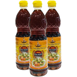 泰国进口水妈妈鱼露700ml 瓶装常温黄标提鲜味露凤尾鱼汁多省包邮