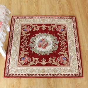 嘉博朗 欧式地毯客厅茶几正方形毯子中式美式家用加厚地垫地毯