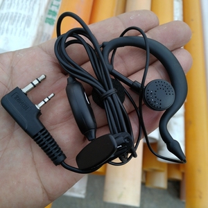 公网时代淘宝对讲机耳机k头通用耳挂式硅胶耳唛手台