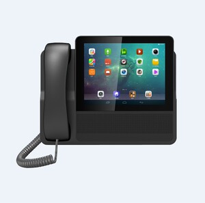 ai智能语音安卓android电话机座机自动录音名片商务办公固定电话触摸