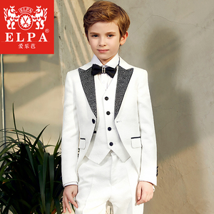 ELPA儿童燕尾礼服花童礼服男童西装套装主持人钢琴演出服西服英伦