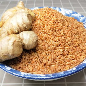 温州手工炒姜米 月子餐姜米饭 暖脾胃老姜汁炒米茶早餐粥500g散装