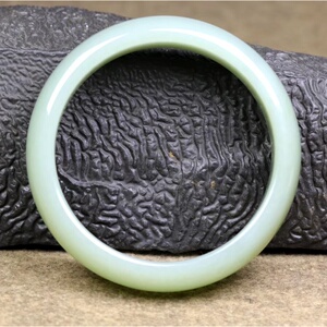 保真正品新疆和田玉手镯子苏工精工且末蓝手镯瓷蓝底64mm可定制