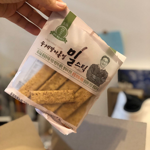 韩国低卡手工全麦饼干全麦条燕麦条70g健身低热量无糖10个包邮