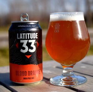 高分口粮款 北纬33度血橙浑浊ipa 精酿啤酒 355ml*6罐装 美国进口