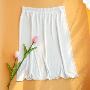 针织真丝桑蚕丝内衬打底裙防走光衬裙半身内搭女夏短款防透安全