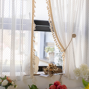 流苏窗帘装饰韩式