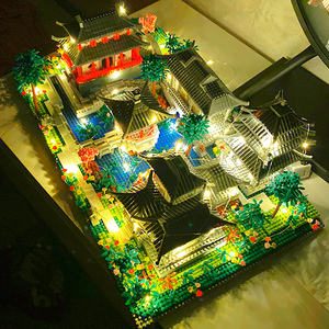 苏州园林2乐高积木女孩系列10岁以上中国古风建筑高难度巨大型14