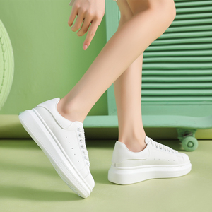 阿比让真皮小白鞋