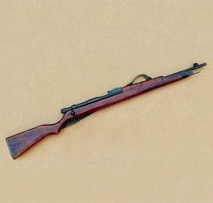 木质98k步枪 手工实木可拉枪栓影视舞台cos道具模型毛瑟狙击枪